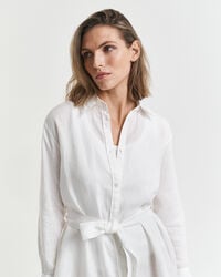 Pellavapaitamekko ja vyö