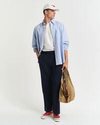 Kohokuvioitu raidallinen pikeepaita