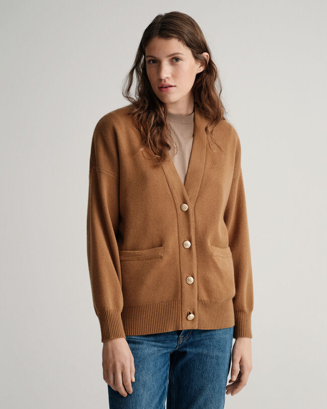 Yksivärinen oversized fit ‑mitoitettu neuletakki