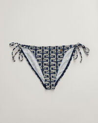 G Patterned Tie Bikini Bottoms