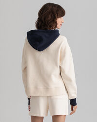 Monivärinen huppari