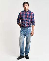 Regular Fit Checked Flannel Shirt