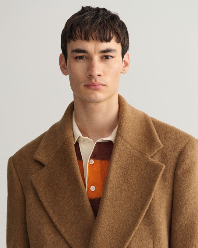 Oversized fit ‑mitoitettu villakangastakki