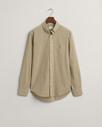 Regular&nbsp;fit ‑mitoitettu pikkuruudullinen popliinipaita