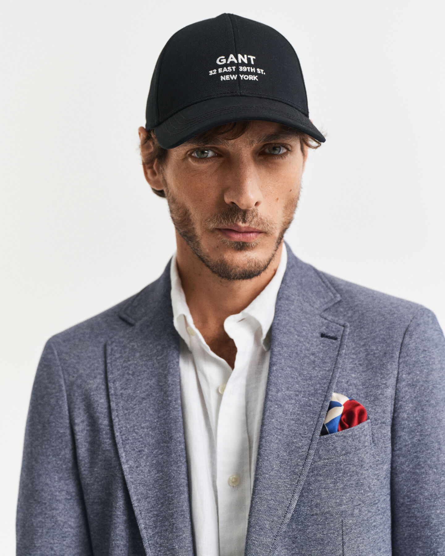 Slim fit ‑mitoitettu kaksivärinen jerseybleiseri