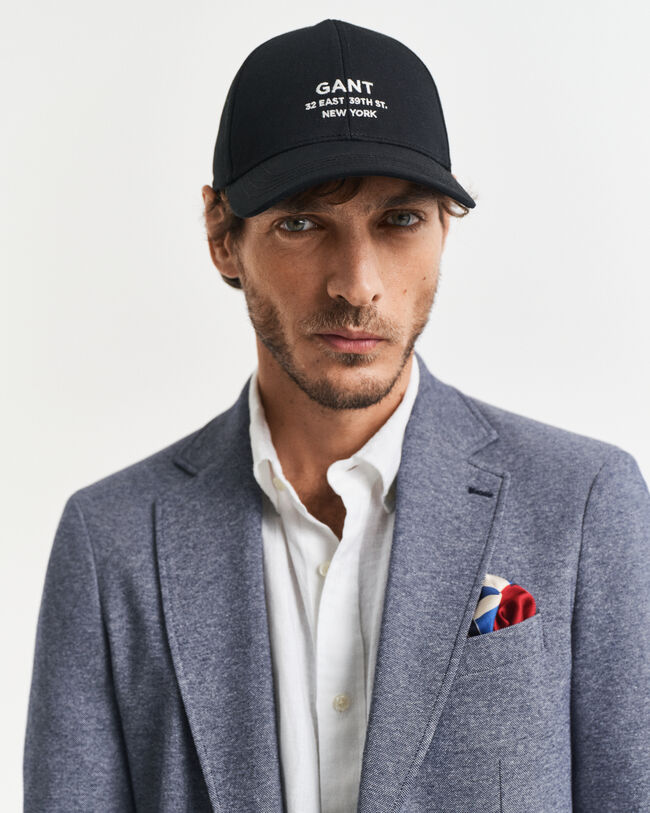 Slim fit ‑mitoitettu kaksivärinen jerseybleiseri