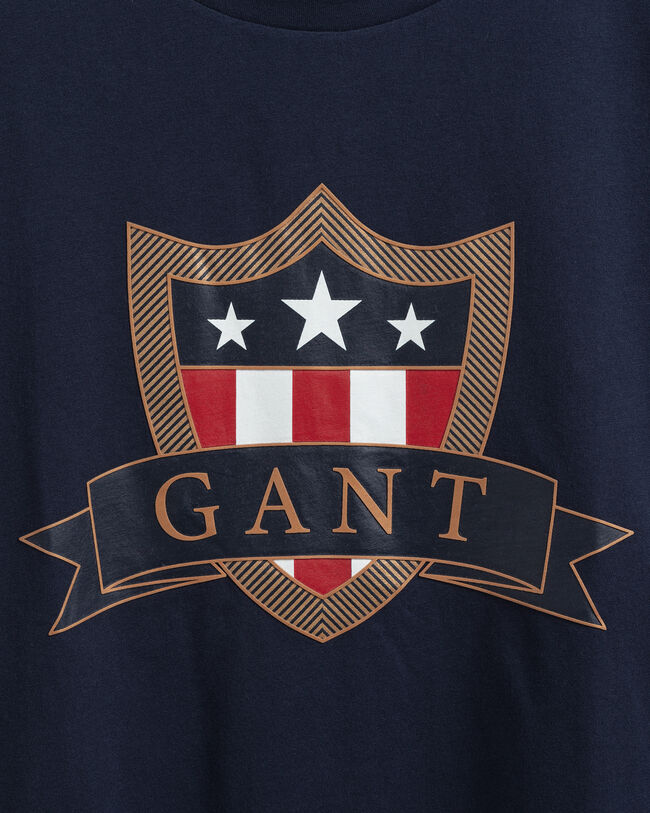 Teens-malliston Banner Shield ‑t‑paita