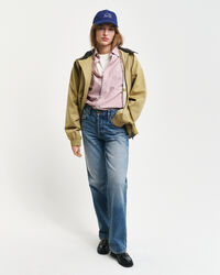 Regular&nbsp;fit ‑mitoitettu raidallinen klassinen oxford-paita