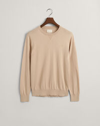 Hieno puuvillaneulepusero, jossa py&ouml;re&auml; p&auml;&auml;ntie