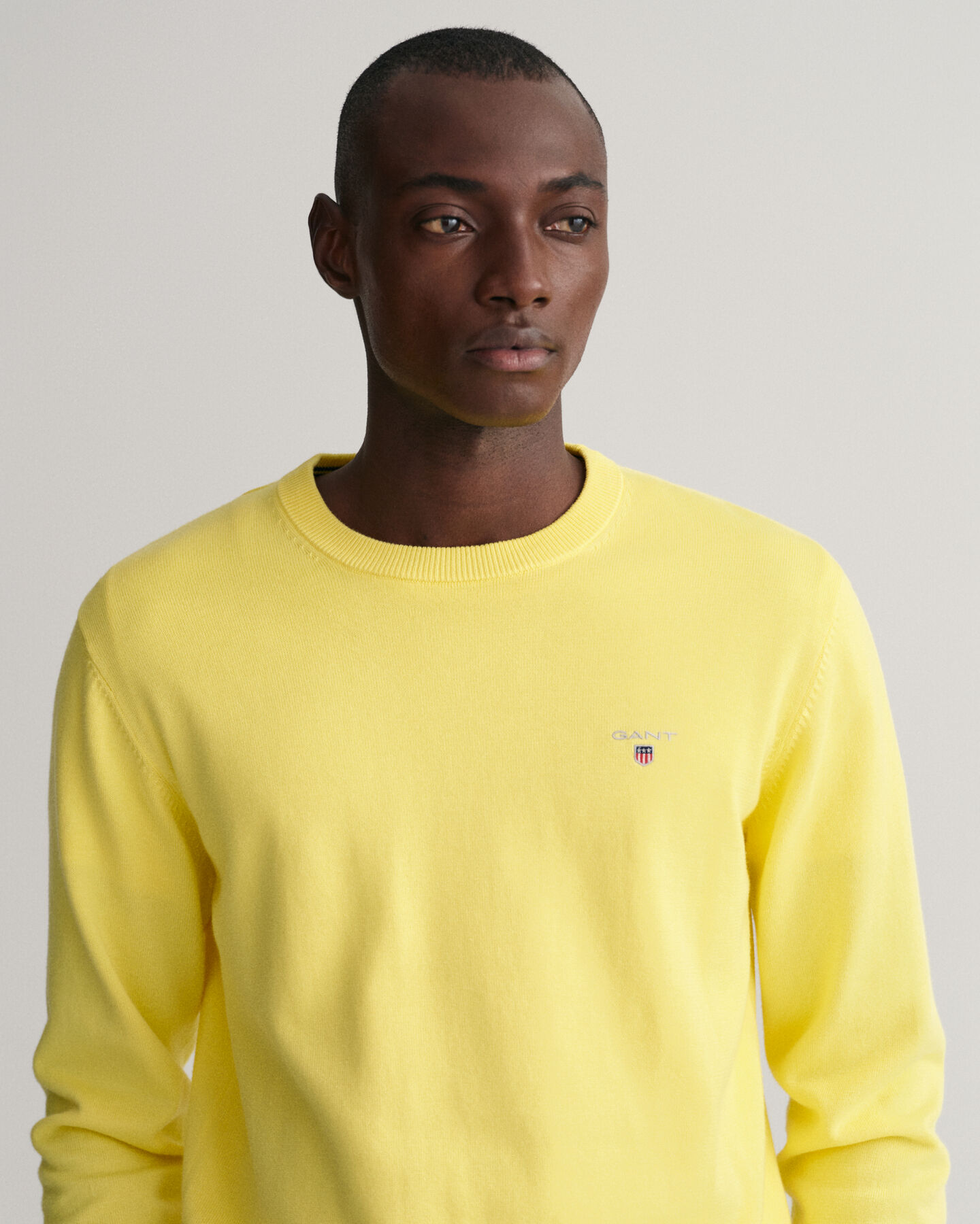 Classic-puuvillaneulepusero, py&ouml;re&auml; p&auml;&auml;ntie