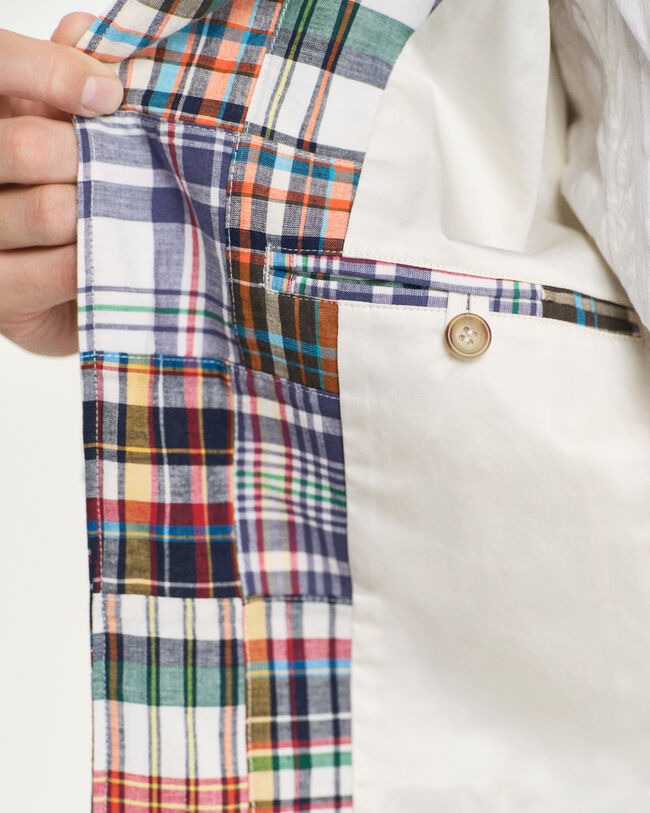 Regular fit -mitoitettu ruutubleiseri