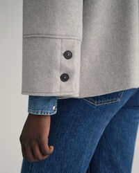 Lyhyt villasekoitetakki