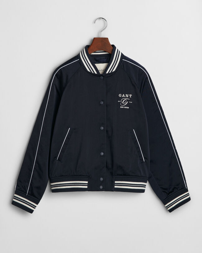 Satiininen Varsity Jacket -takki