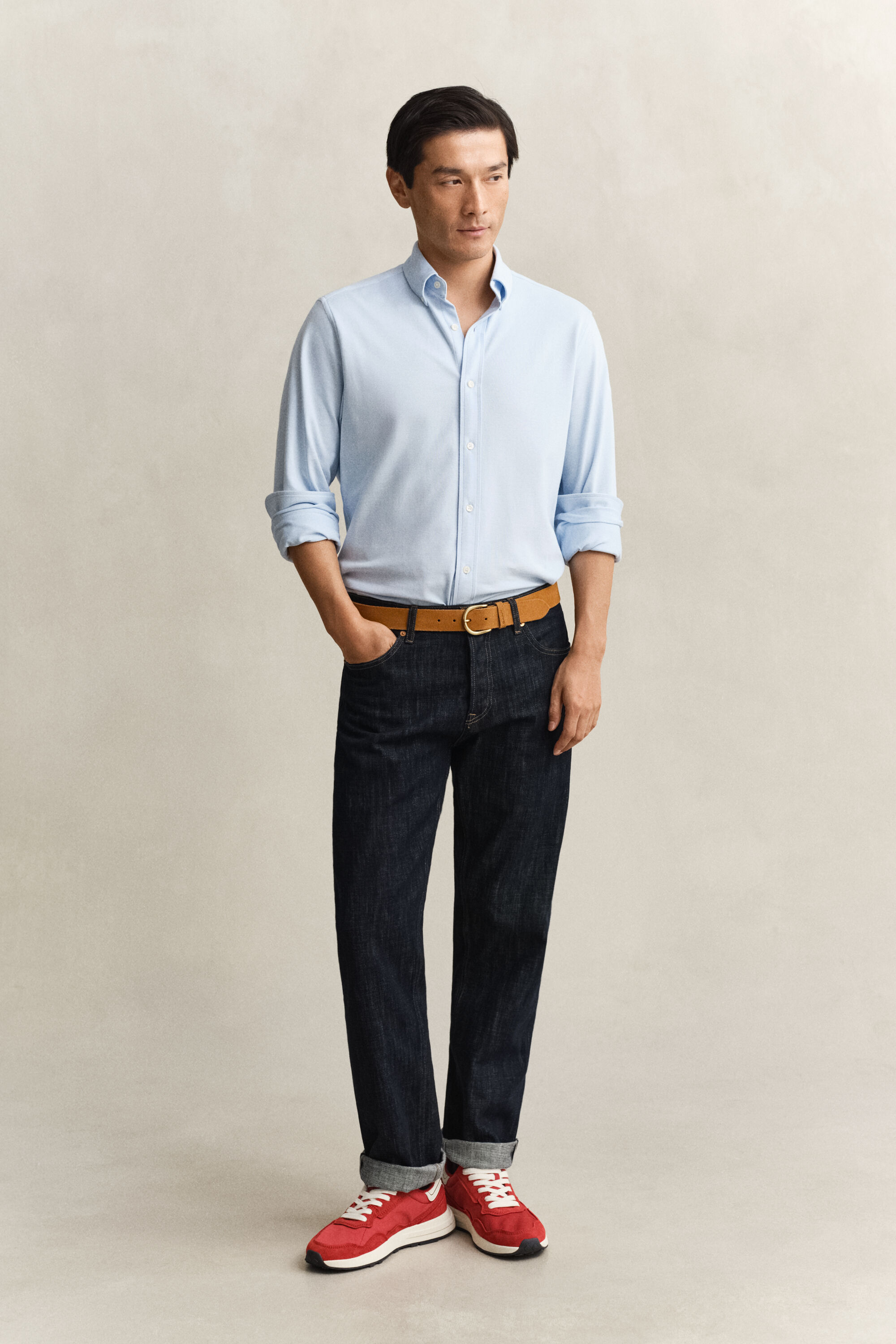 Pikeepaita joustavaa jerseyneulosta