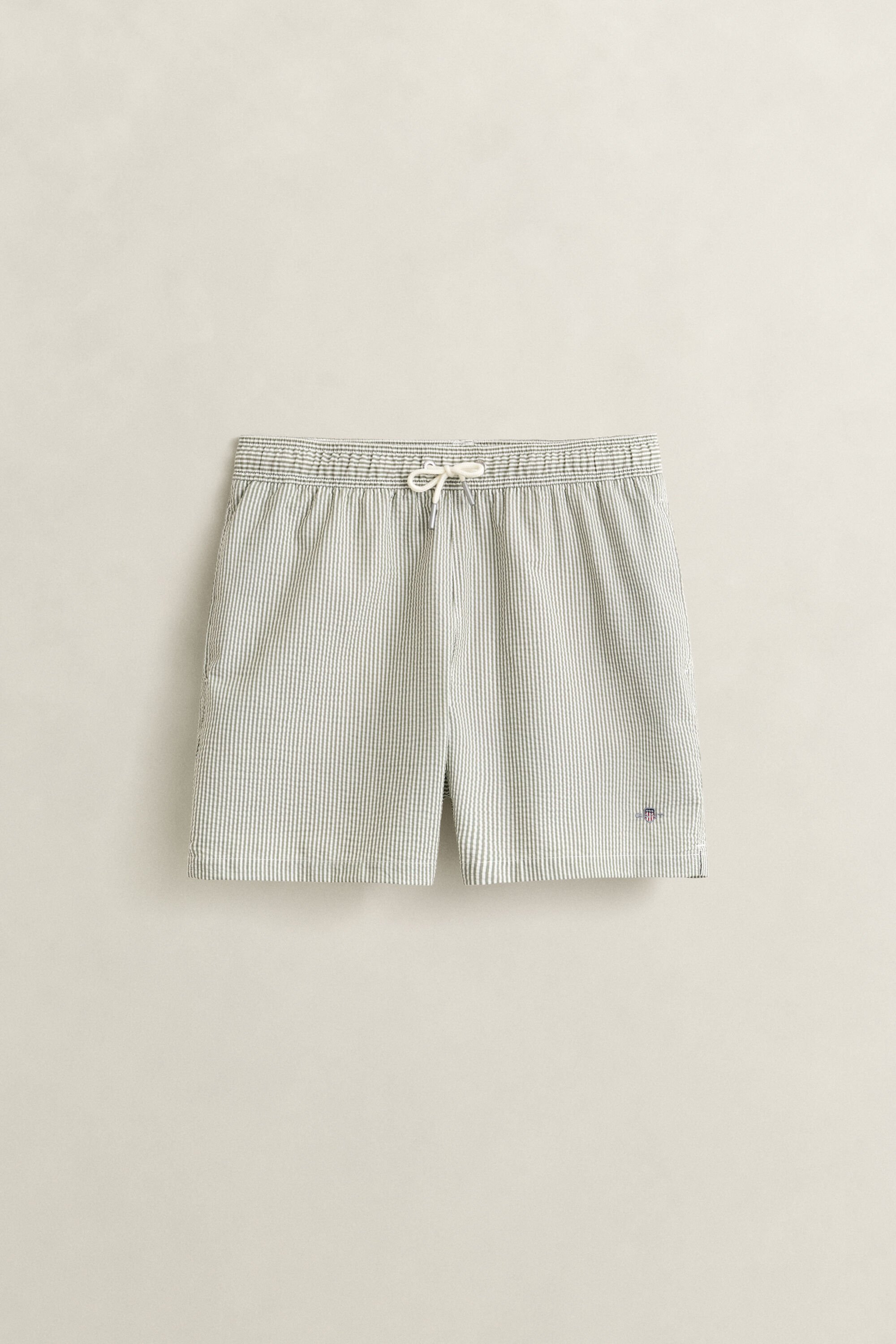 Raidalliset seersucker-uimashortsit