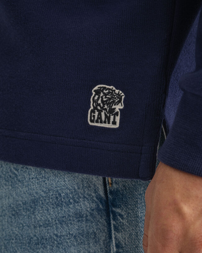 Tiger Heavy Rugger ‑paita v:n muotoisella raitakuviolla