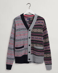 REMAKE fair isle ‑neuletakki