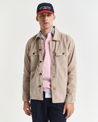 Regular fit ‑mitoitettu pusakka puuvilla-pellavaa