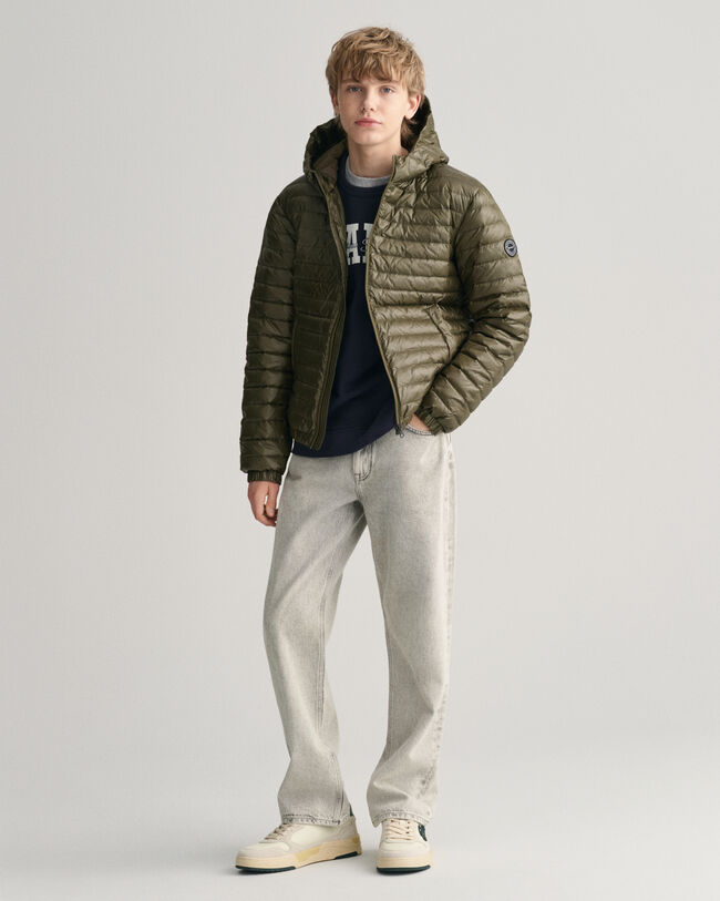 Teens-malliston Shiny-kevytuntuvatakki