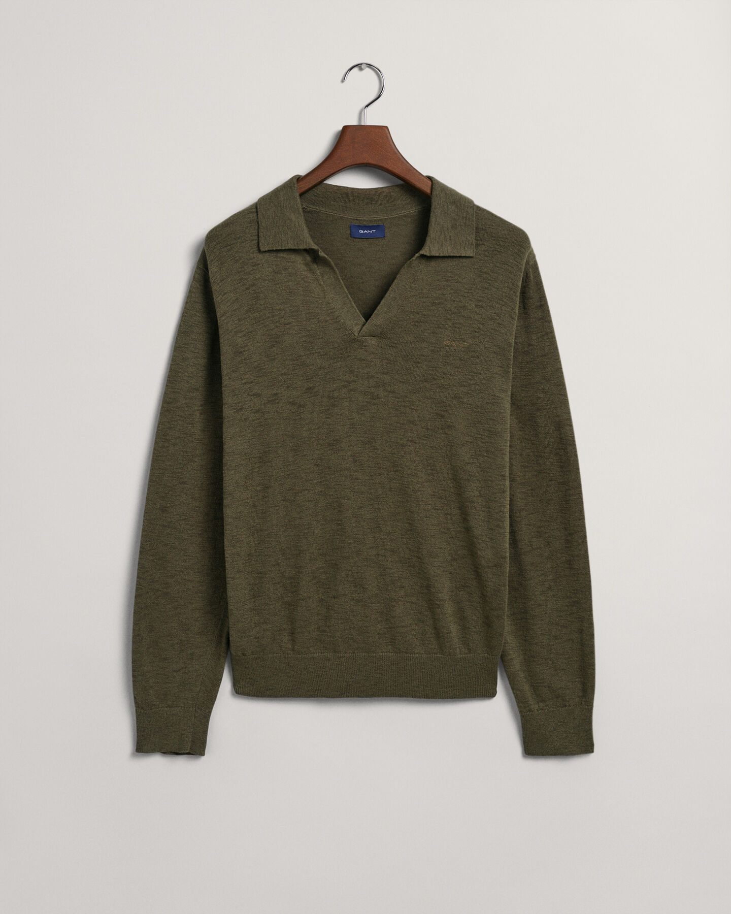 Puuvilla-pellavainen pikeeneulepusero