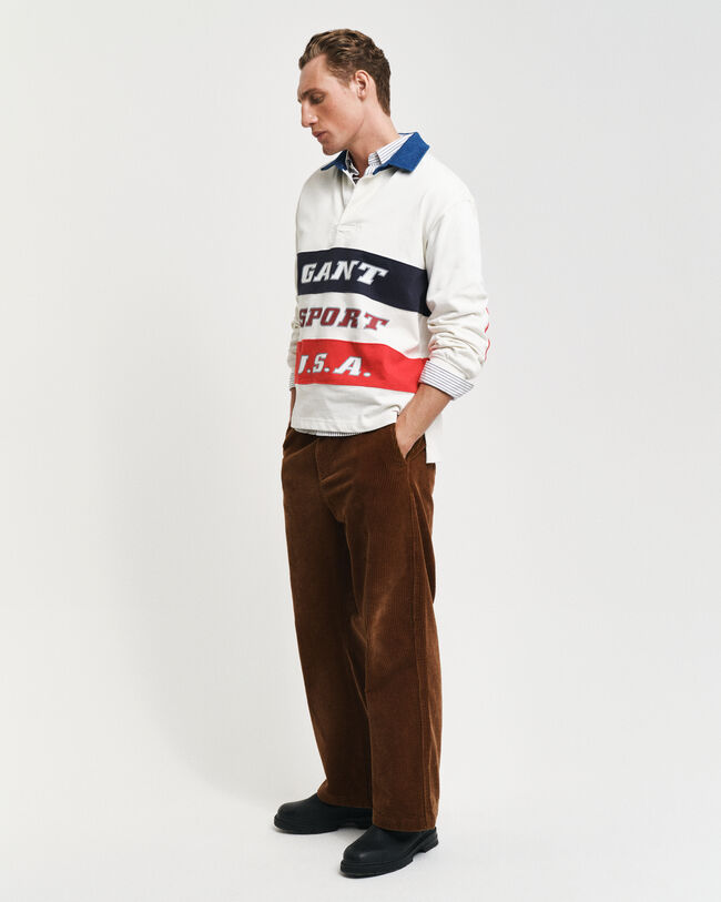 Denimkauluksinen Heavy Rugger ‑paita