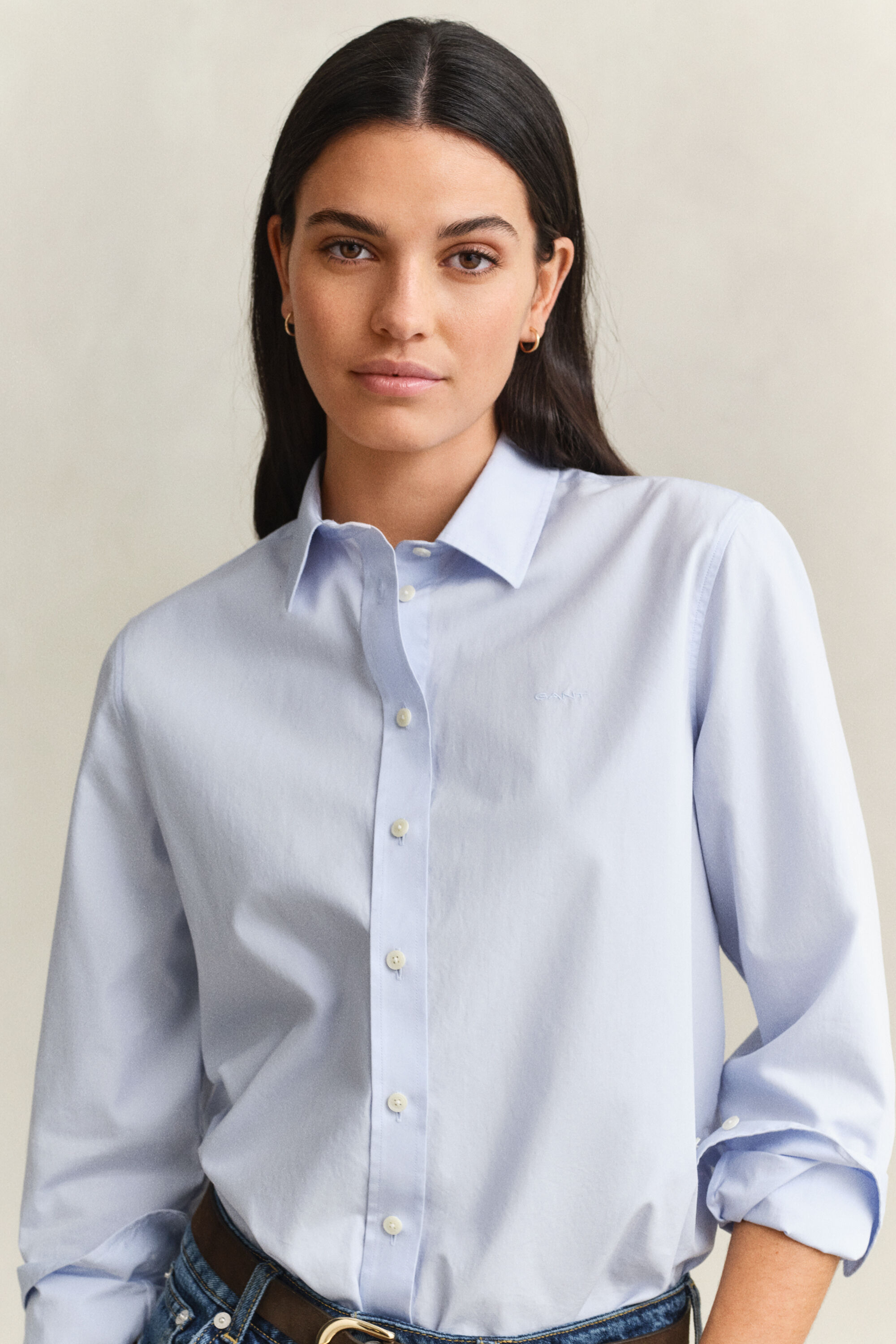Regular fit ‑mitoitettu Classic-popliinipaita