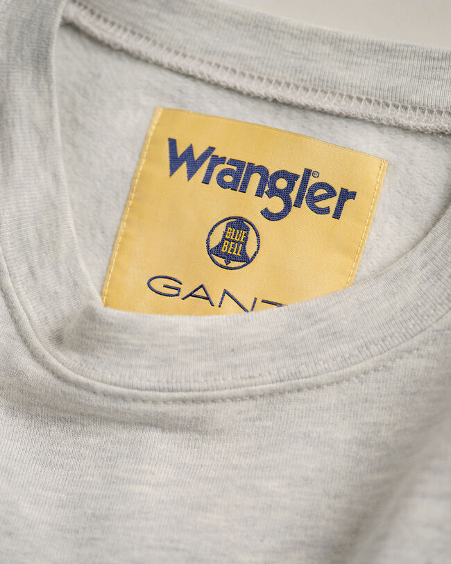 Wrangler x GANT ‑malliston Logo-collegepaita