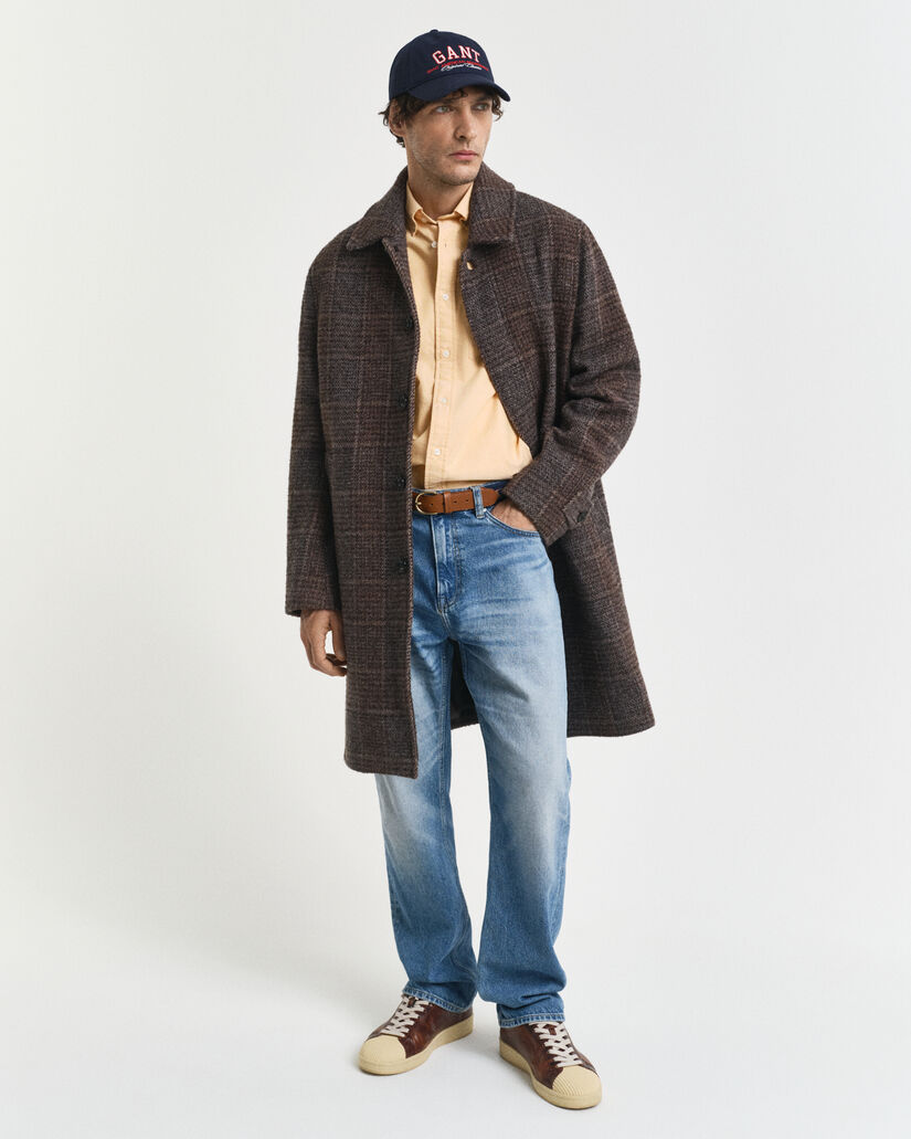 Regular fit ‑mitoitettu klassinen oxford-paita