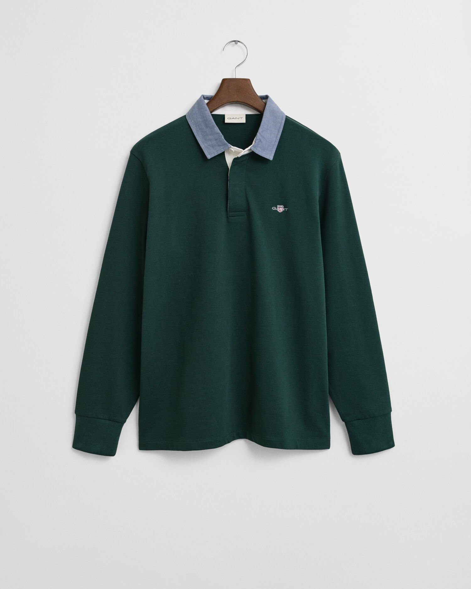 Heavy Rugger -paita chambray-kauluksella