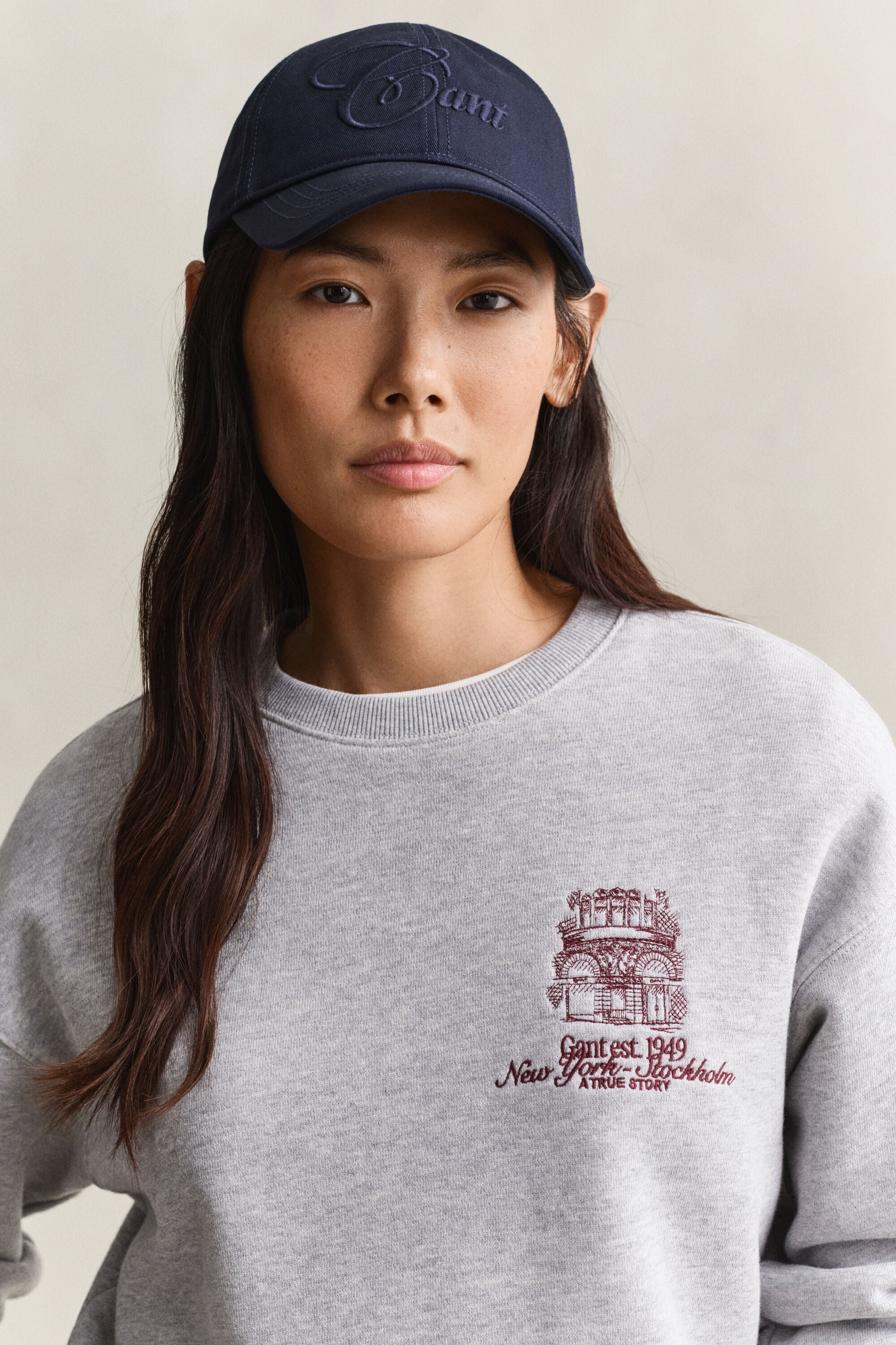 Collegepaita painatuksella