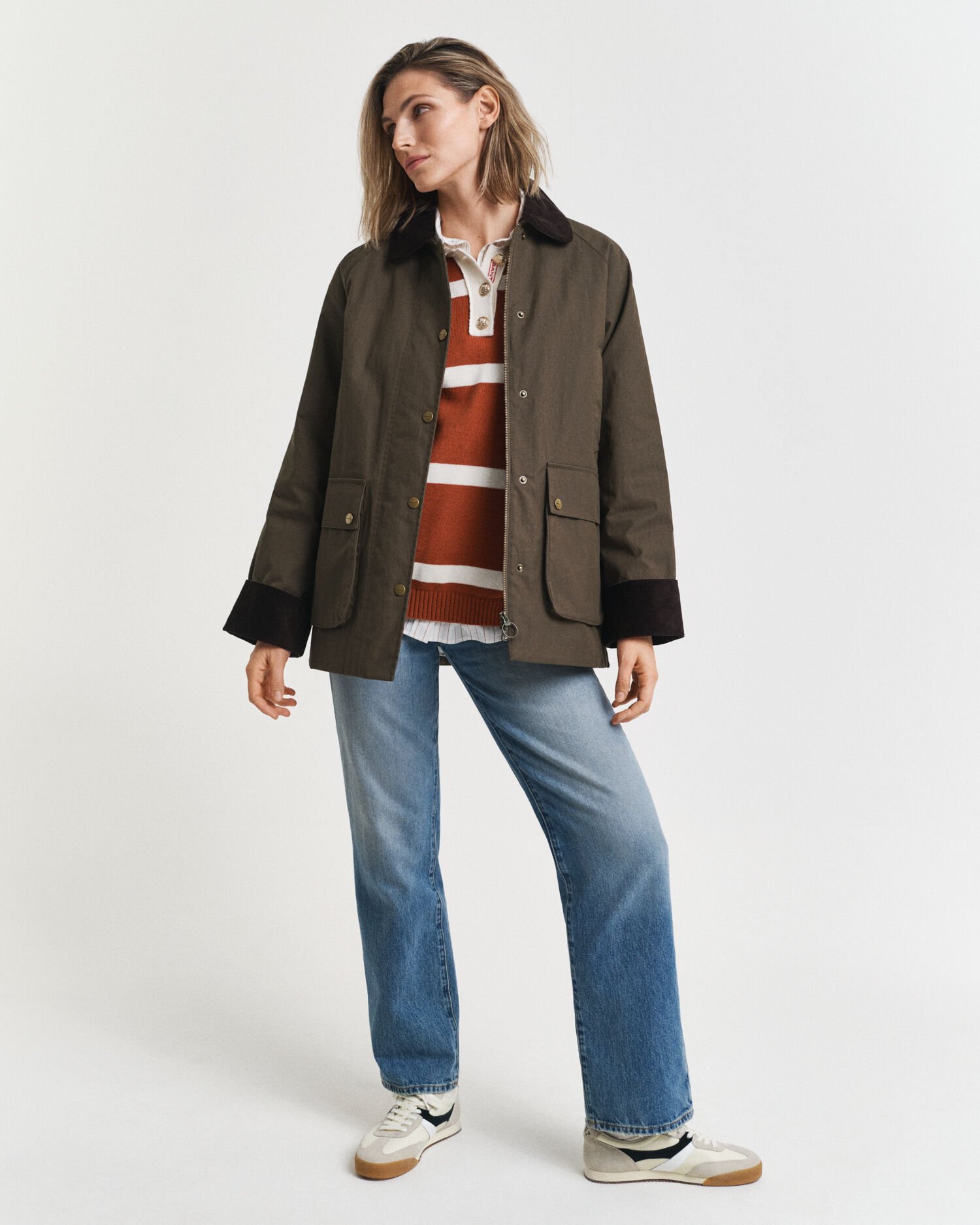 Raidallinen Rugger-neule