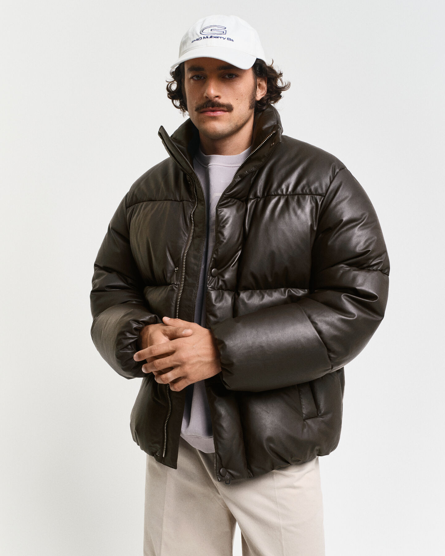 Nahkainen untuvatakki