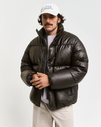 Nahkainen untuvatakki