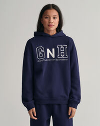 Teens-malliston Oversized fit -mitoitettu GANT New Haven -huppari