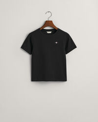 Teen Girls ‑malliston ribbineulottu Shield‑t‑paita