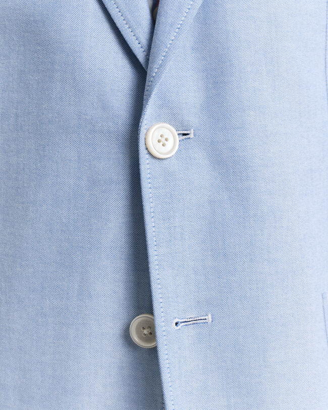 Slim fit ‑mitoitettu oxford-bleiseri