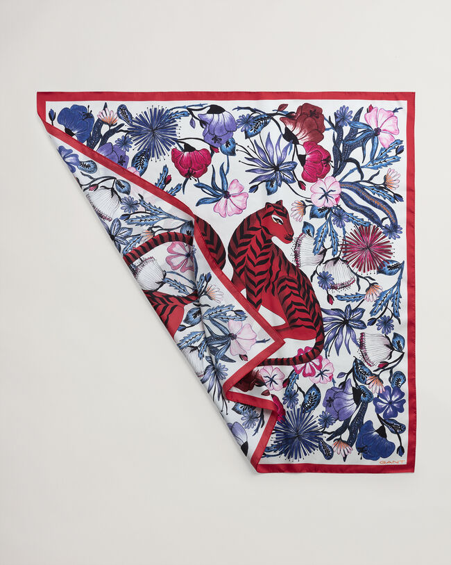 Tiger Flower ‑silkkihuivi