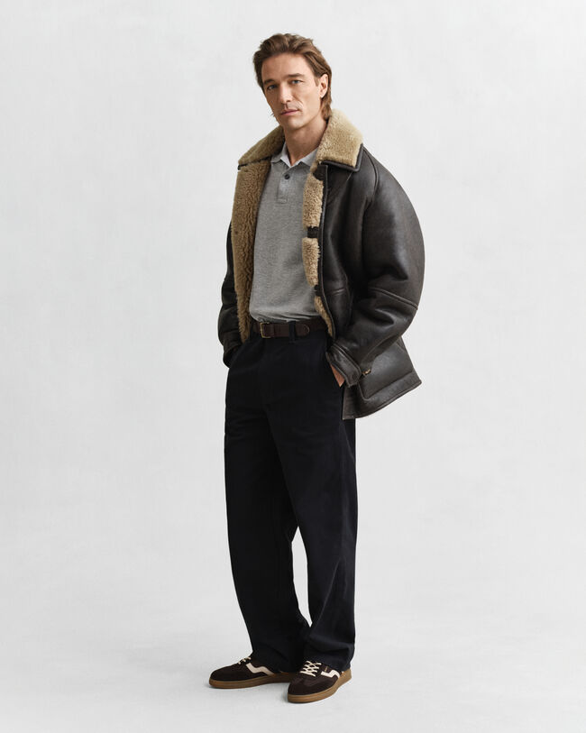 Regular fit -mitoitettu Shield-pikeepaita