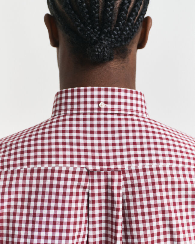 Regular fit ‑mitoitettu Classic Gingham -popliinipaita