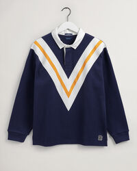 Tiger Heavy Rugger ‑paita v:n muotoisella raitakuviolla