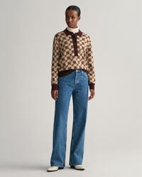 G Patterned ‑jacquard-pikeeneulepusero