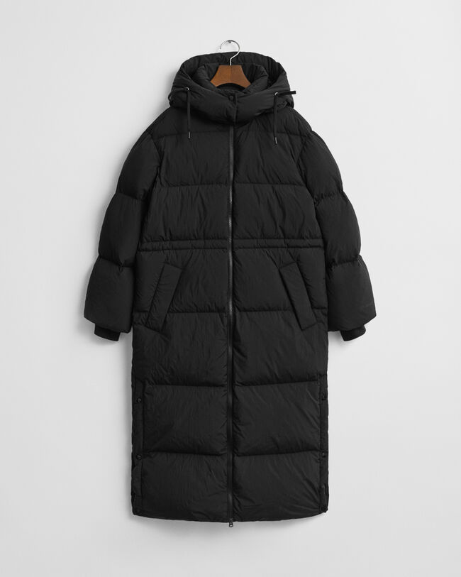 Kokopitkä untuvatakki