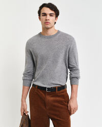 Ka&scaron;mirvillainen neulepusero, py&ouml;re&auml; p&auml;&auml;ntie