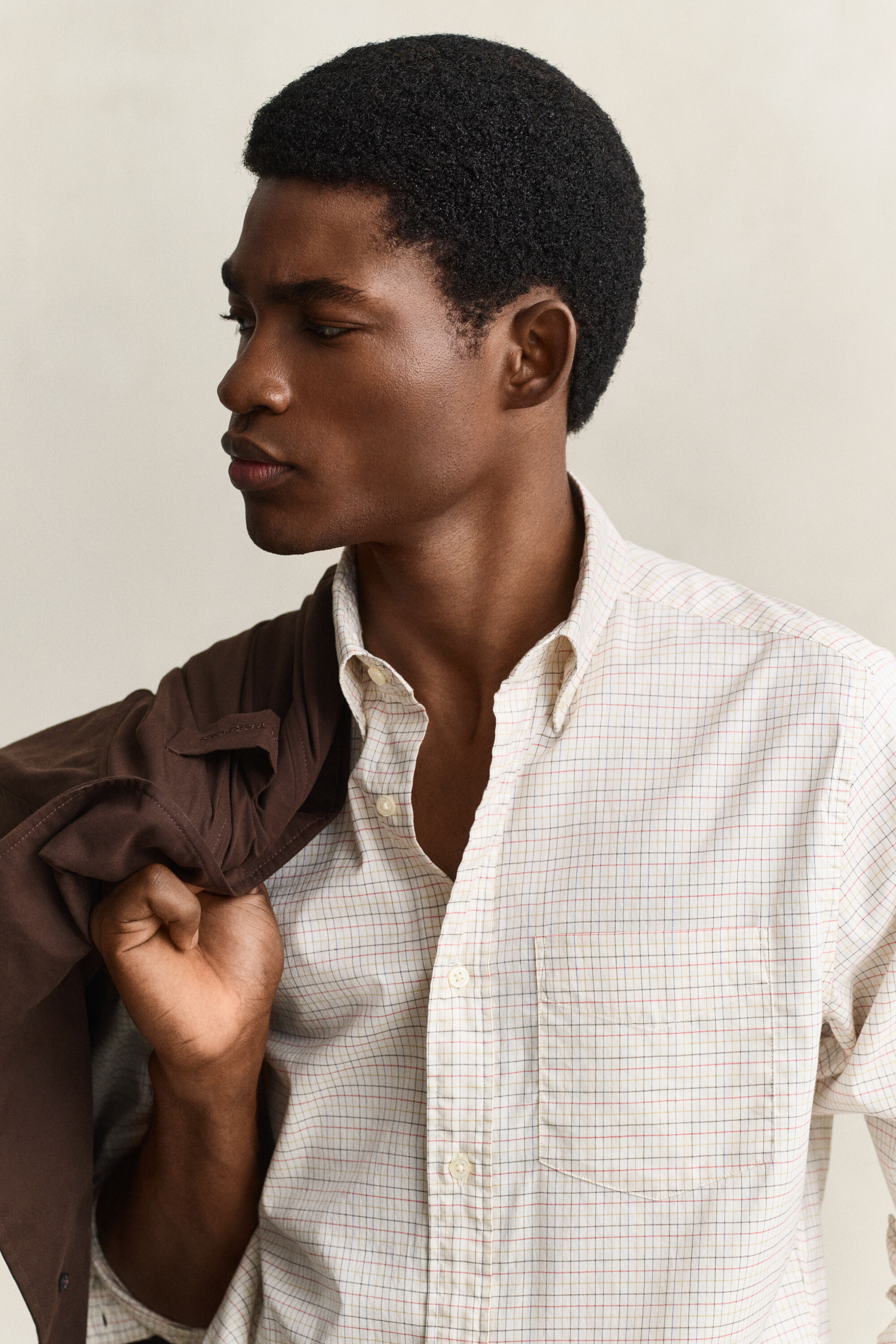 Ruudullinen Gant x Yale-oxford-paita