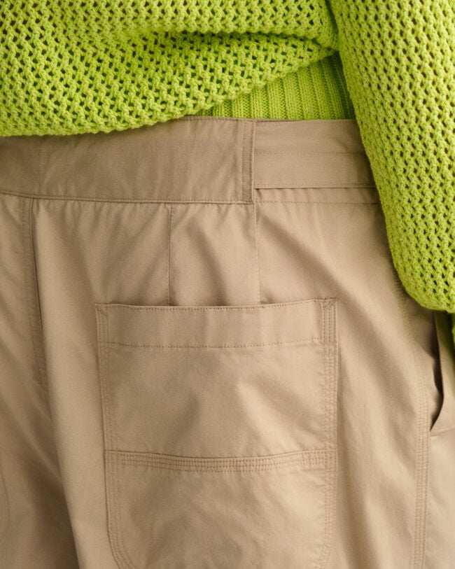 Vyölliset puuvillapopliinihousut