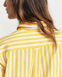 Relaxed fit ‑mitoitettu raidallinen Classic-popliinipaita