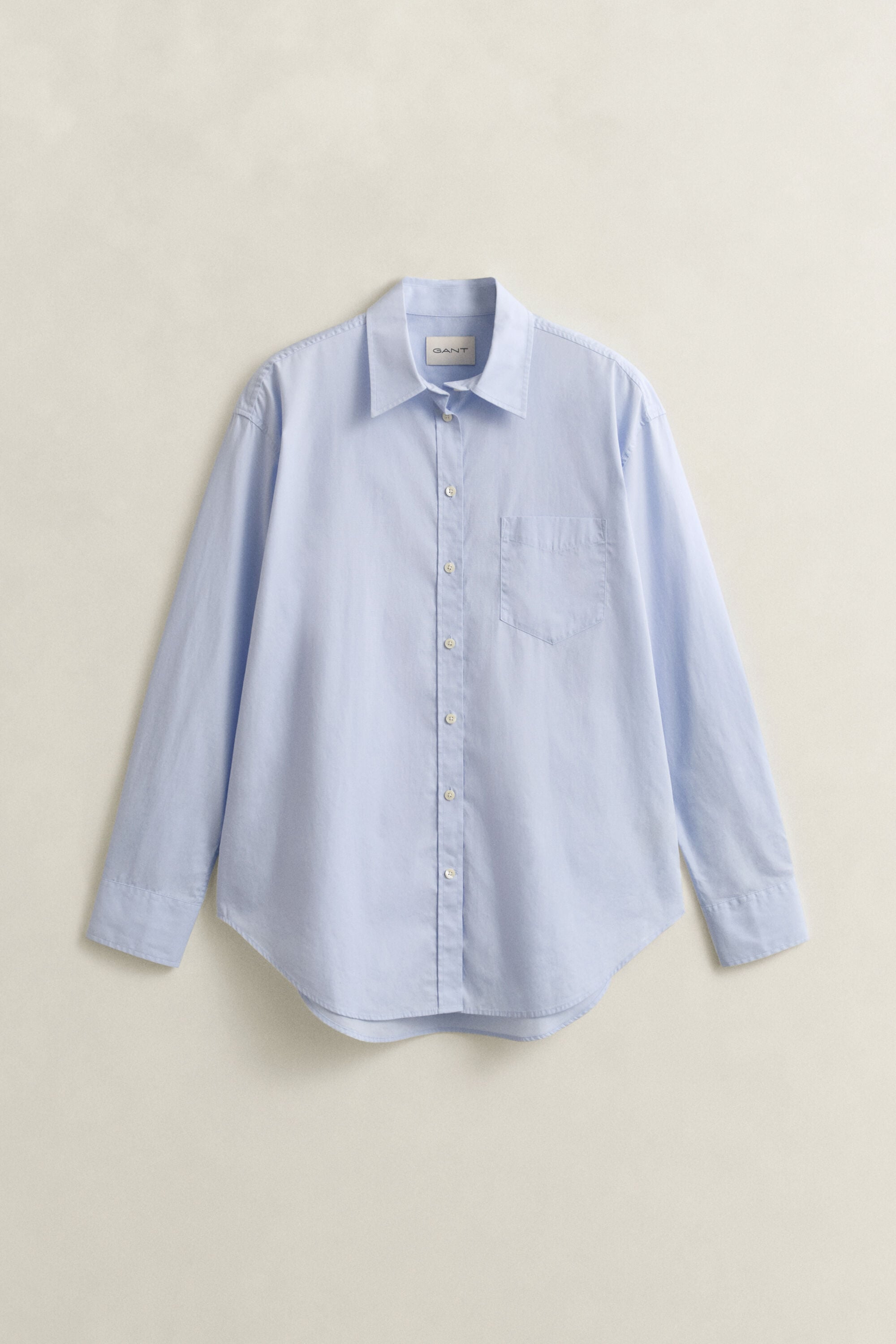 Relaxed fit ‑mitoitettu Classic-popliinipaita