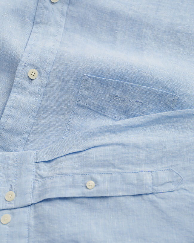 Regular fit ‑mitoitettu pellavapaita