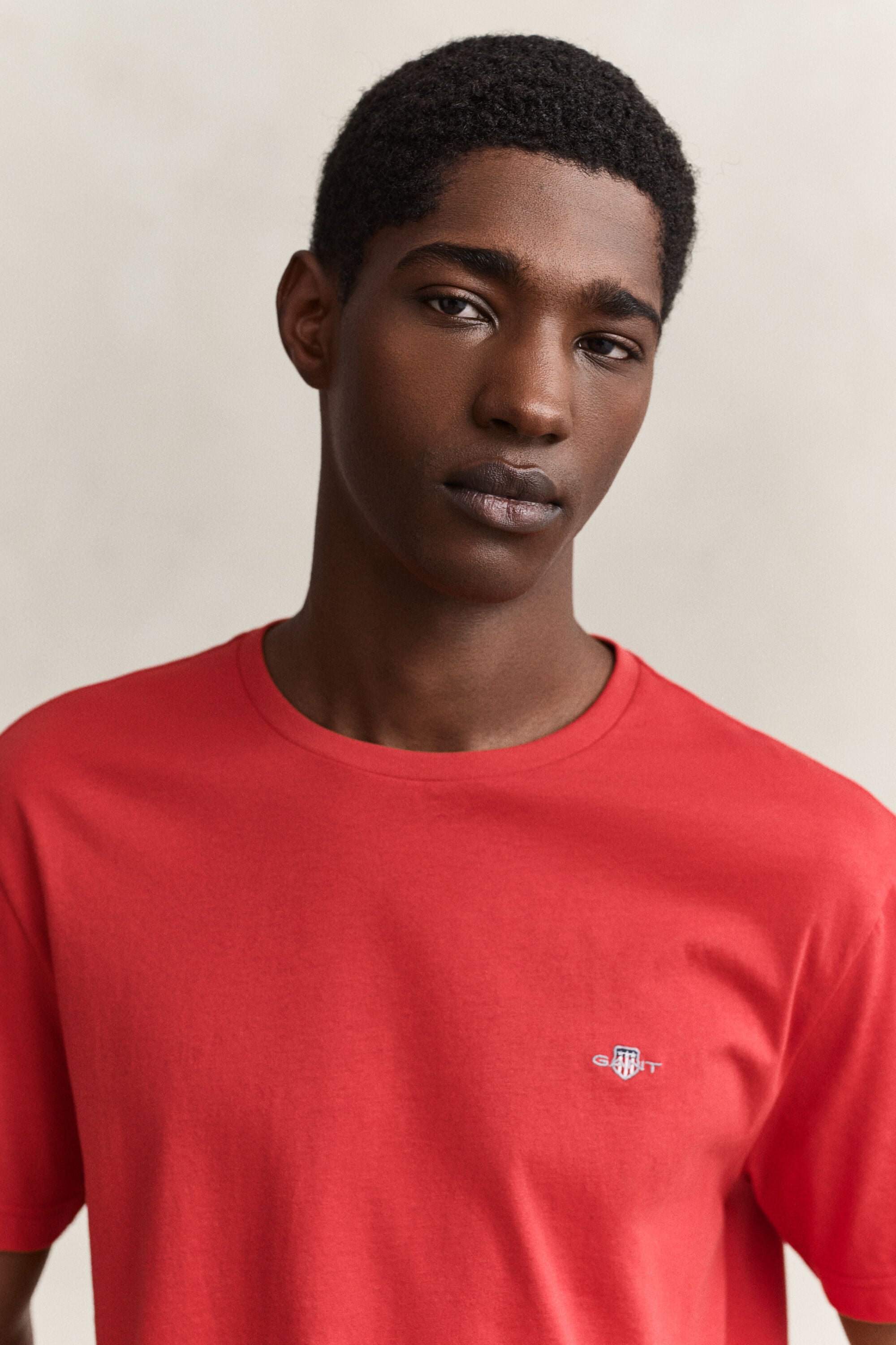 Regular fit ‑mitoitettu Shield-t‑paita