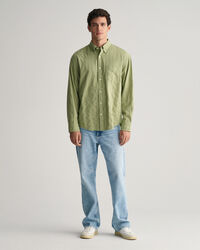 Dobby-raidallinen relaxed&nbsp;fit ‑mitoitettu paita